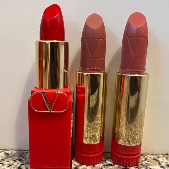 Rosso Valentino Couture Lipstick Set with Reusable Case, New - Picture 2 of 6